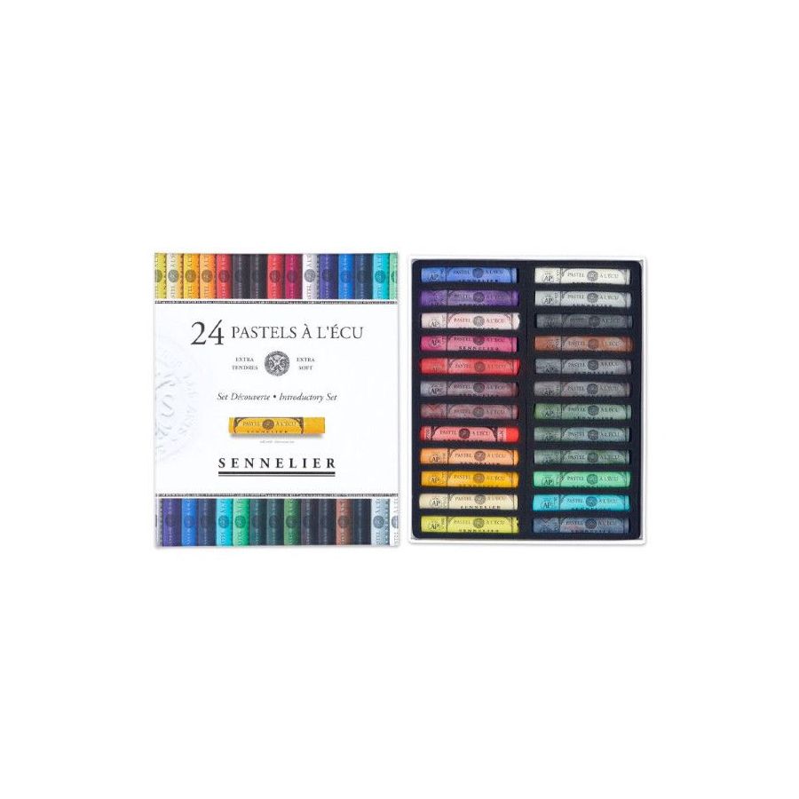 Pastel à l'écu extra tendre - 24 demi-pastels | Art & Loisirs