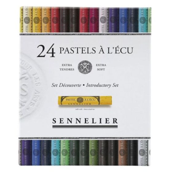 Etui pastel écu - set découverte - 24 demi pastels - Sennelier