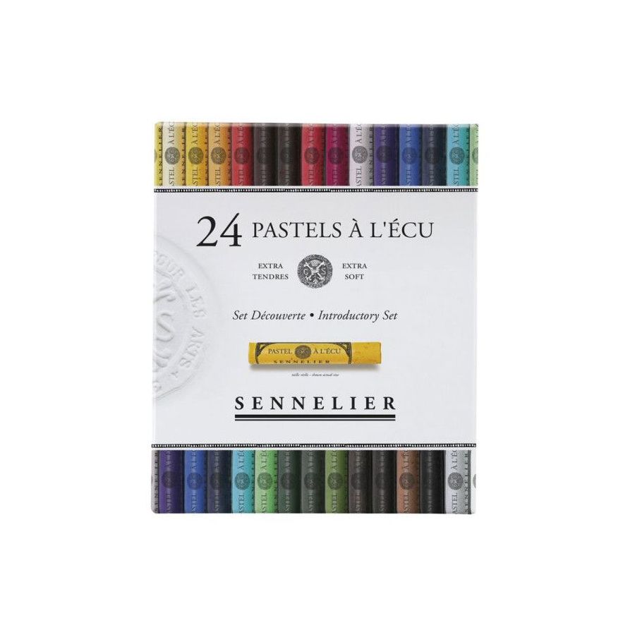 Etui pastel écu - set découverte - 24 demi pastels - Sennelier