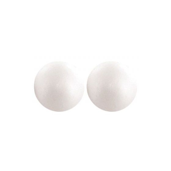 Lot de 2 Boules Polystyrène 10 cm pour Loisirs | Art & Loisirs