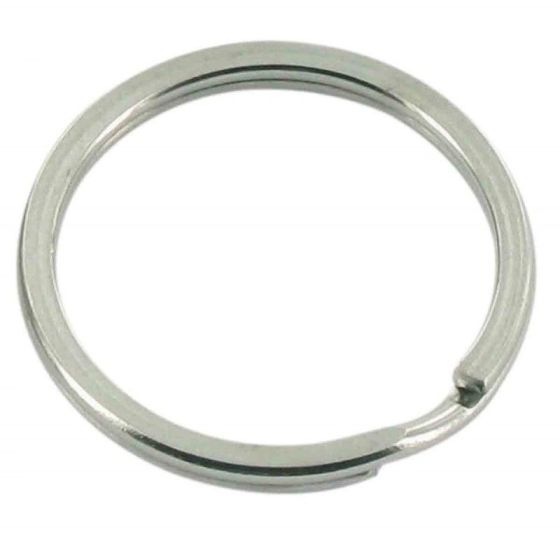 Anneaux de Porte-clés 3cm Argent x6 - Bi2l | Art & Loisirs
