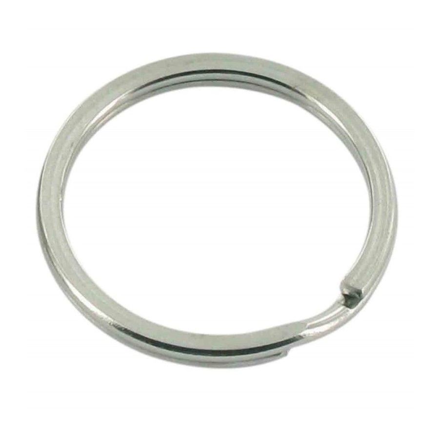 Anneaux de Porte-clés 3cm Argent x6 - Bi2l | Art & Loisirs