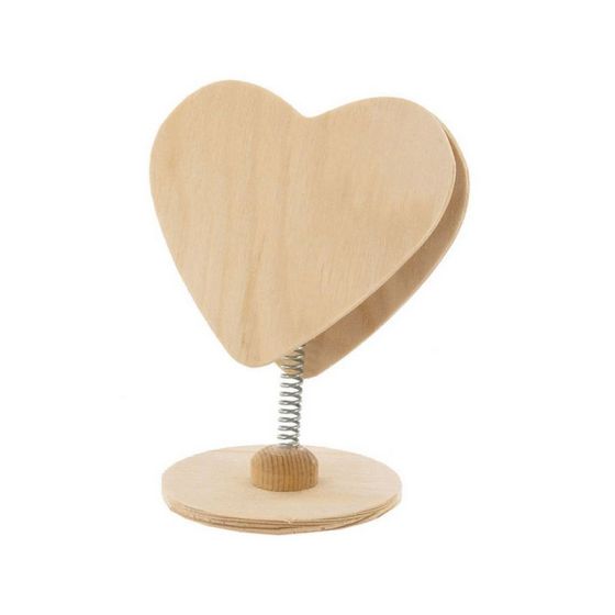 Marque-place Bois Cœur 7,5x12,5 cm - Ctop | Art & Loisirs