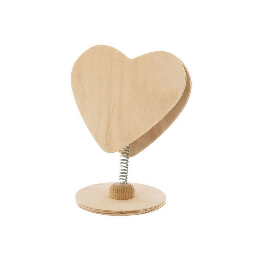 Marque-place Bois Cœur 7,5x12,5 cm - Ctop | Art & Loisirs