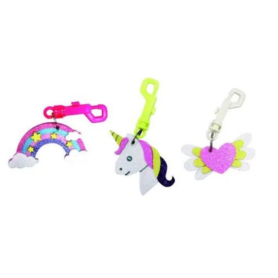 Kit enfant Porte-clefs Féerie 17 formes mousse | Art & Loisirs