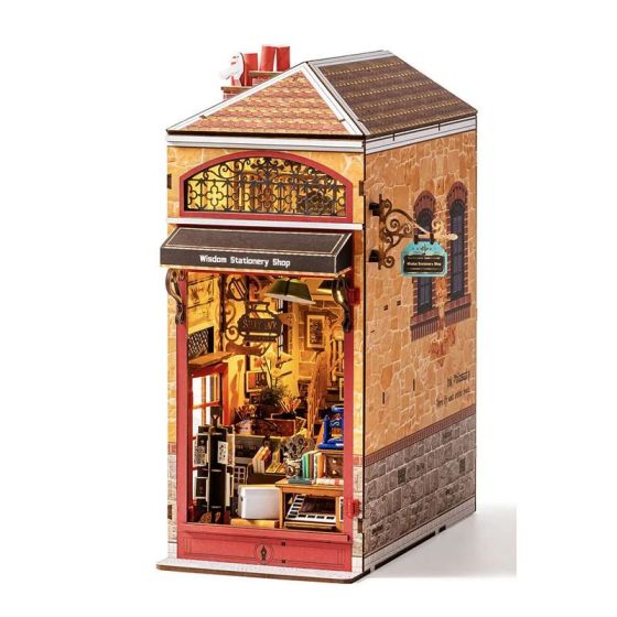 Book Nook Wisdom Stationary Shop 3D Bois 472 | Art & Loisirs
