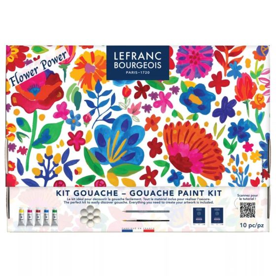 Kit Gouache - Flower Power - Lefranc Bourgeois