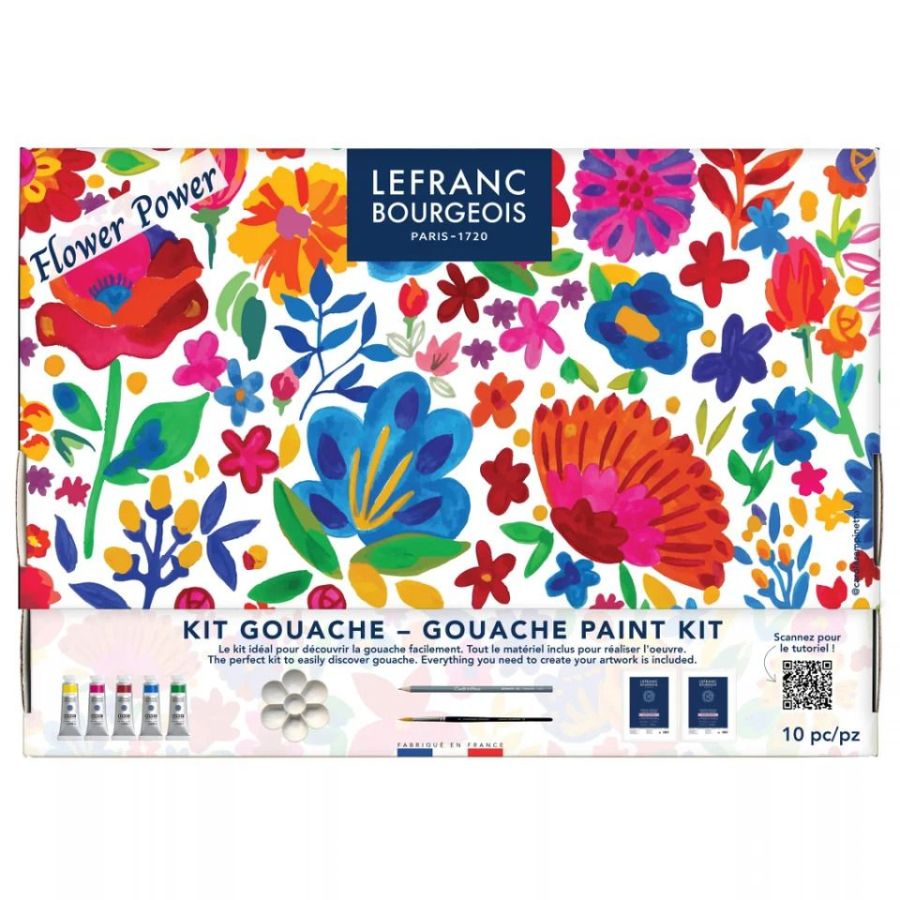 Kit Gouache - Flower Power - Lefranc Bourgeois