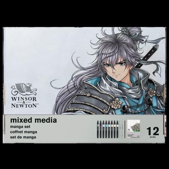 Sets Techniques Mixtes - Coffret Manga 12pcs - Winsor & Newton