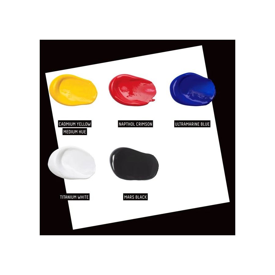 Set Acrylique Basics WWYC Peinture 3D - Liquitex | Art & Loisirs