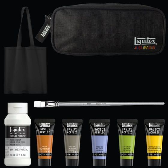 Set Acrylique Basics WWYC Tissus - Liquitex | Art & Loisirs