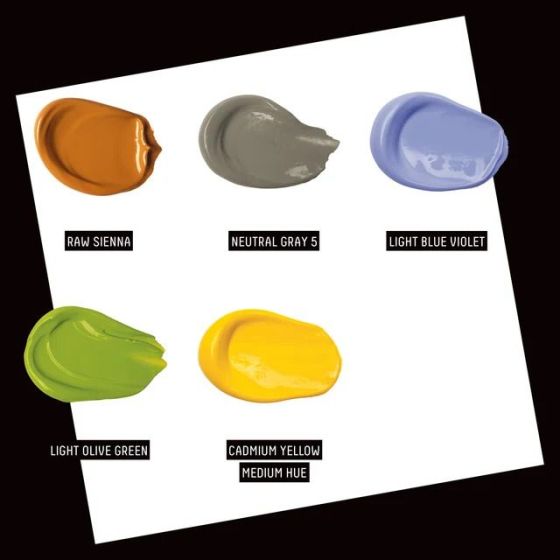 Set Acrylique Basics WWYC Tissus - Liquitex | Art & Loisirs