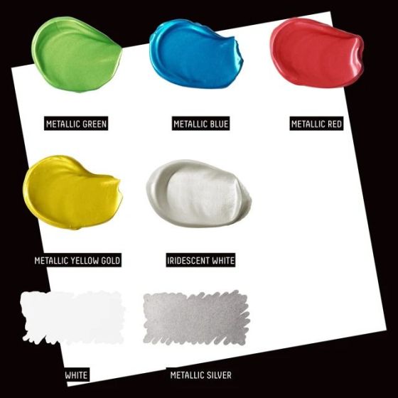 Set Acrylique Basics WWYC - Métallique & Irisé | Art & Loisirs