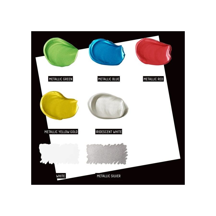 Set Acrylique Basics WWYC - Métallique & Irisé | Art & Loisirs