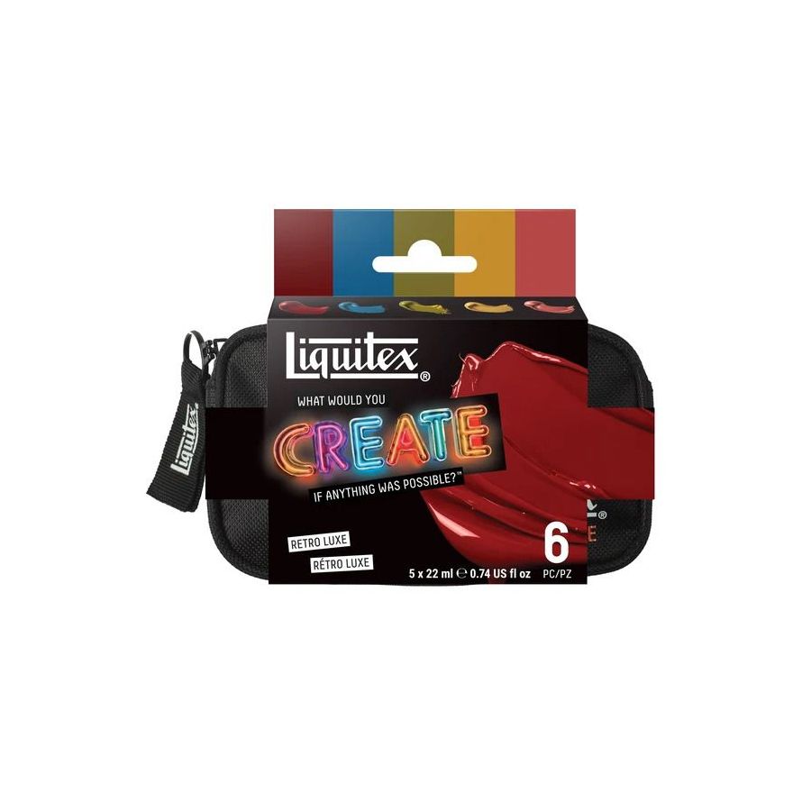 Set Acrylique Heavy Body WWYC - Rétro Luxe - Liquitex