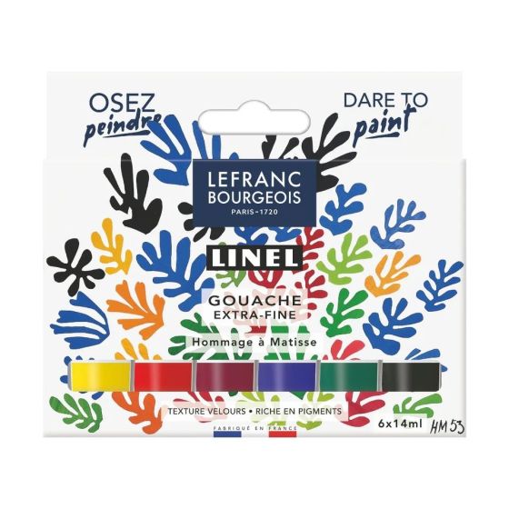Set Gouache Linel - Edition Matisse - 6x14ml - Lefranc Bourgeois