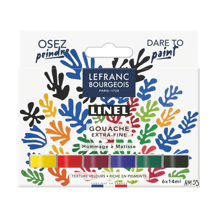 Set Gouache Linel - Edition Matisse - 6x14ml - Lefranc Bourgeois