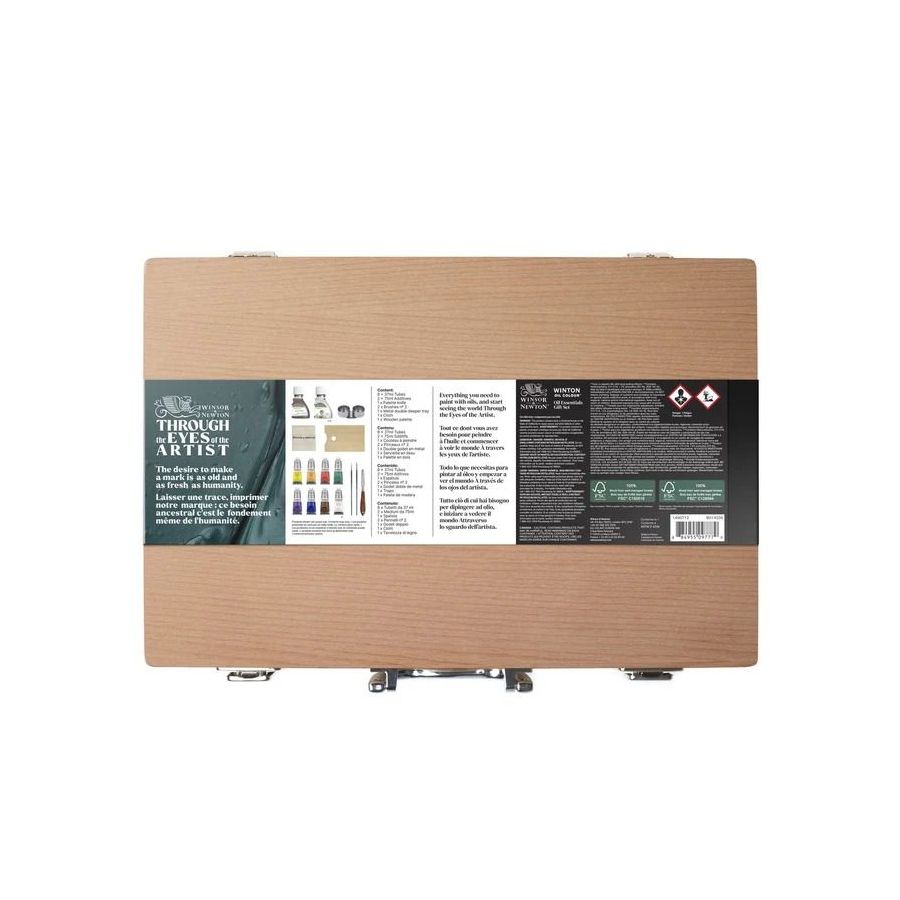 Coffret cadeaux Bois Peinture à l'Huile - 8x37ml - Winsor & Newton