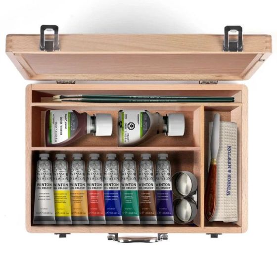 Coffret Peinture à l'Huile Winton 8x37ml Bois | Art & Loisirs