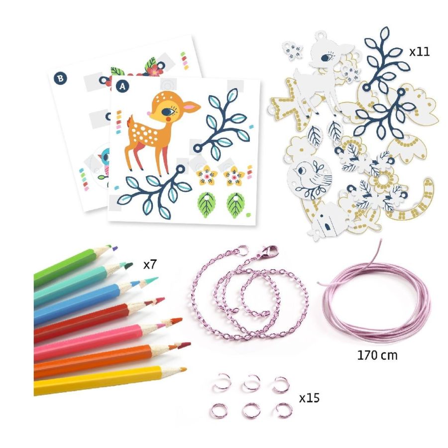 Coffret Bijoux plastique magique Le faon et | Art & Loisirs