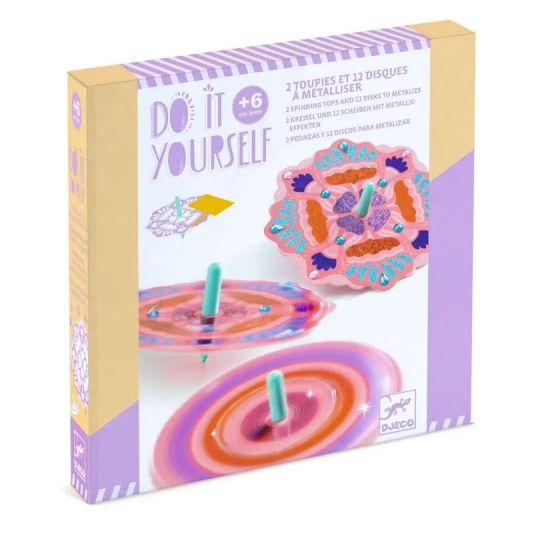 Toupies Flower Power - Do it Yourself - Djeco