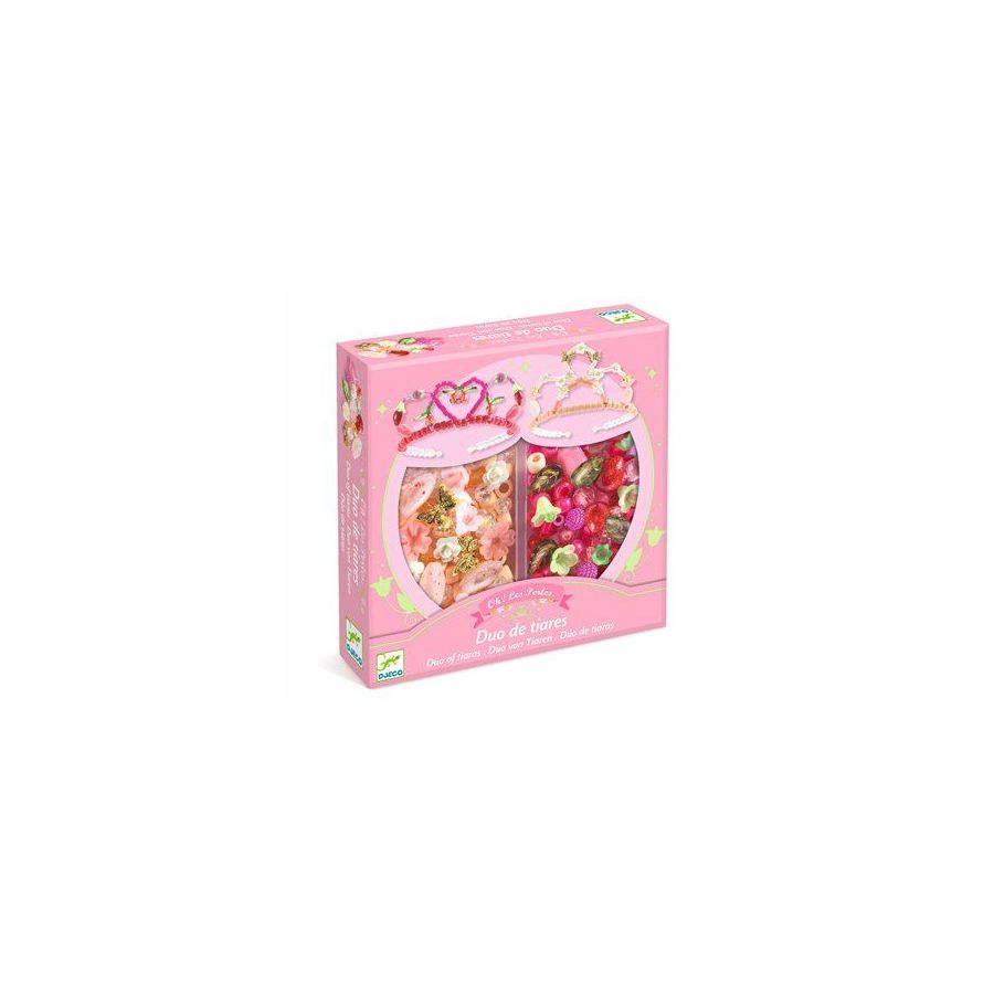 Duo de tiares rose - Djeco