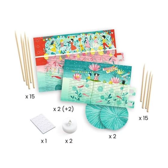 Coffret 2 photophores à tisser Danse des | Art & Loisirs