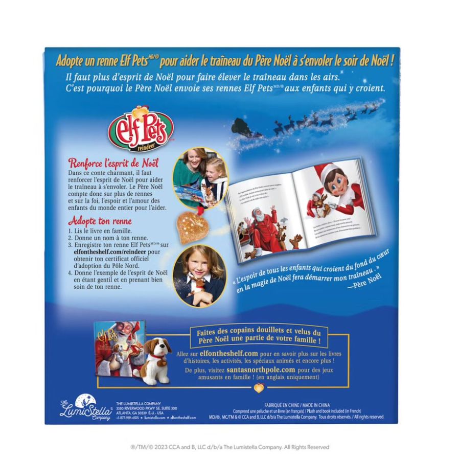 Coffret The Elf on the Shelf - Livre + Renne du | Art & Loisirs