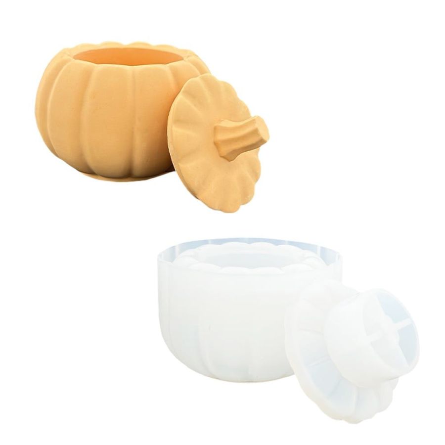 Moule en Silicone 3d - Citrouille 10cm