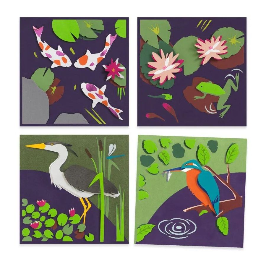 Kit Activités papier Au bord de l'eau - 4 | Art & Loisirs