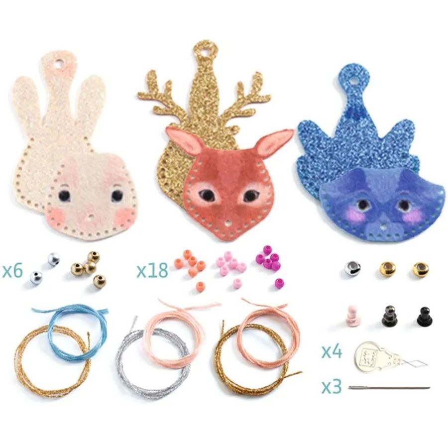 Kit créatif 3 colliers à secrets Étincelants | Art & Loisirs