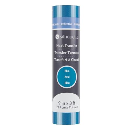 SILHOUETTE FILM BLEU THERMOCOLLANT FLEX REFLECHISSANT 22.9CM X 9 IM#3085 SILHOUETTE FILM BLEU THERMOCOLLANT FLEX REFLECHISSANT 22.9CM X 9 IM#3085