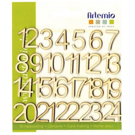 Chiffres En Bois 2Cm