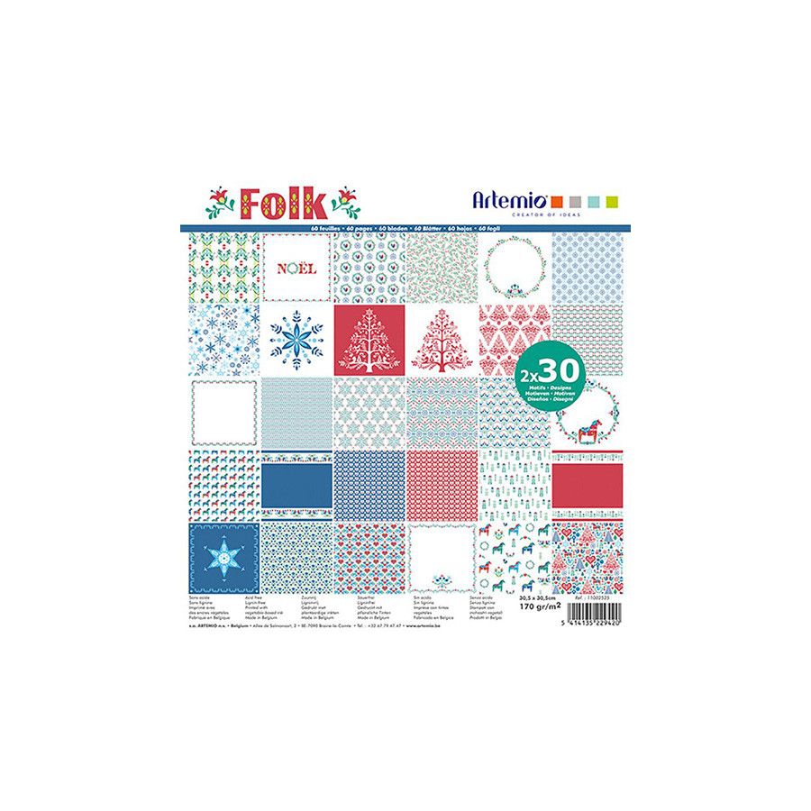 BLOC 60 FEUILLES 170G - FOLK IM#3205 BLOC 60 FEUILLES 170G - FOLK IM#3205