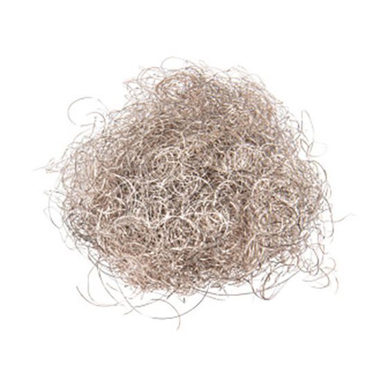 CHEVEUX ARTIFICIELS BRILLANTS ARGENT IM#3291