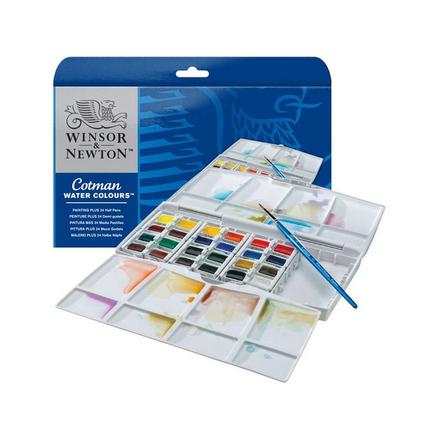 SET AQUARELLE FINE COTMAN 24 DEMI-GODETS IM#3321 SET AQUARELLE FINE COTMAN 24 DEMI-GODETS IM#3321