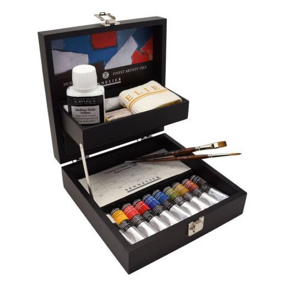 COFFRET NOIR 10X21ML HUILE EXTRA-FINE + ACCESSOIRES IM#3412