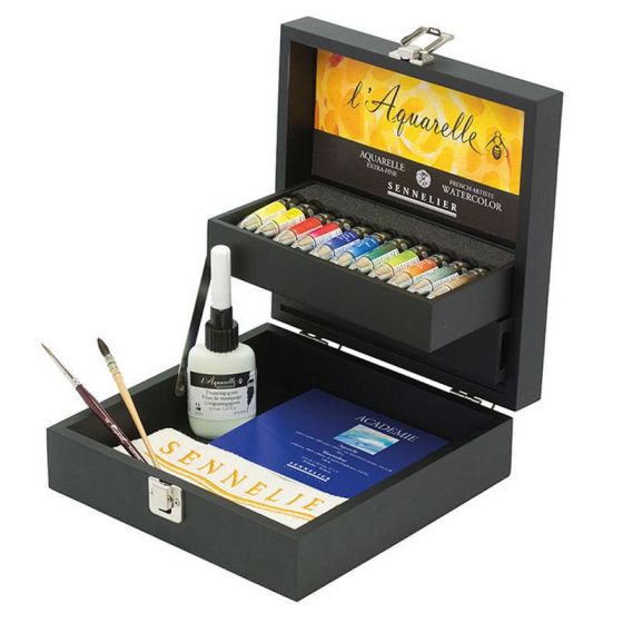 COFFRET NOIR AQUARELLE EXTRA-FINE 11 X10ML IM#3413