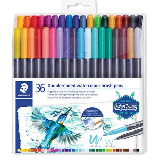 FEUTRE AQUARELLE DOUBLE POINTE X36