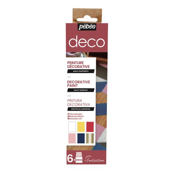 Set Initiation Pebeo Deco 6X20Ml