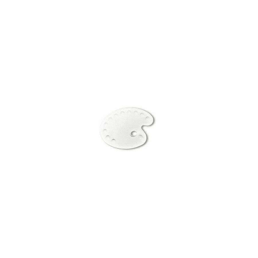 PALETTE PLASTIQUE OVALE 