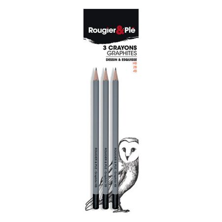 3 crayons graphite Rougier & plé - Hb/2b/4b Color'i 3 crayons graphite Rougier & plé - Hb/2b/4b Color'i