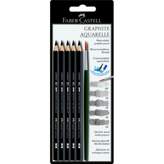 Set 5 Crayons Graph. + Access Faber Castell