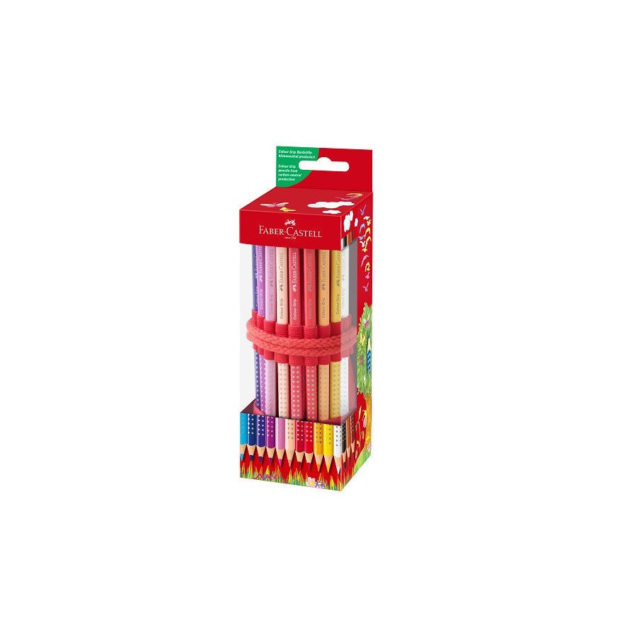 Trousse Colour Grip 18 Crayons Couleur Faber Castell