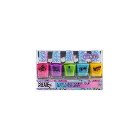 SET 5 VERNIS A  ONGLES ODORANT 