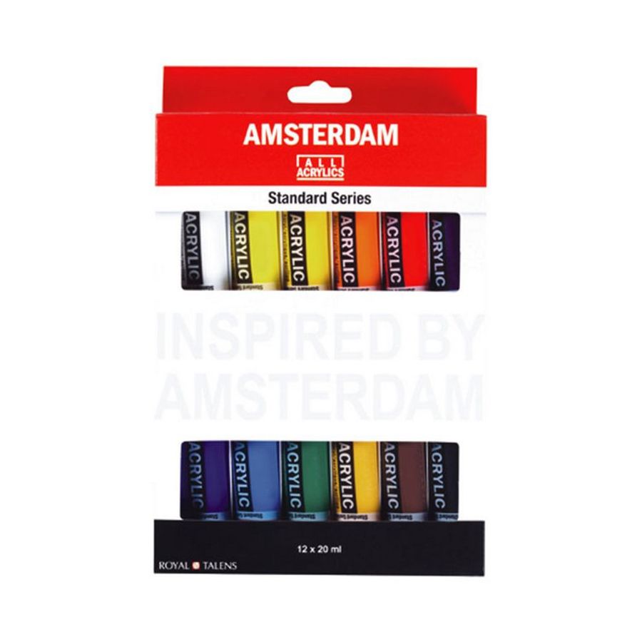 SET 12 PEINTURES ACRYLIQUE 12X20ML SET 12 PEINTURES ACRYLIQUE 12X20ML