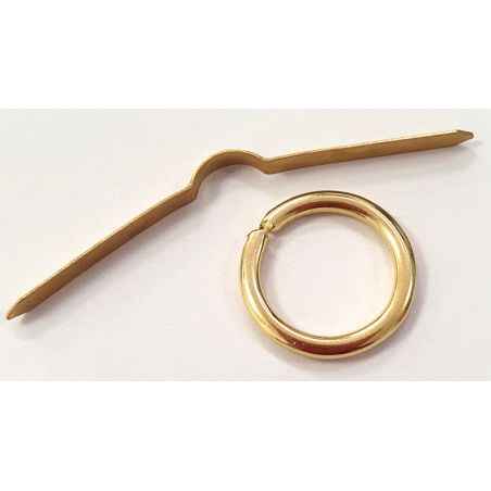 ANNEAU ET LACET EN LAITON 20MM 