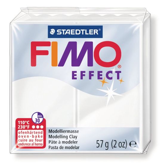 FIMO EFFECT COULEURS TRANSLUCIDES - PAILLETES - METAL - PHOSPHO Couleur:TRANSPARENTIM#4422