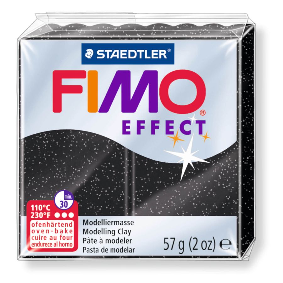 FIMO EFFECT COULEURS TRANSLUCIDES - PAILLETES - METAL - PHOSPHO Couleur:STARDUST PAILLETEIM#4431