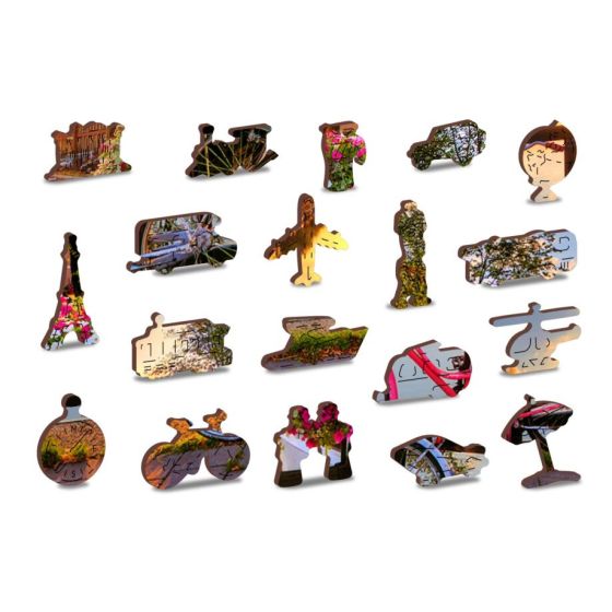 Wooden.City Puzzle - Bicyclettes Amsterdam - 500 Pieces
